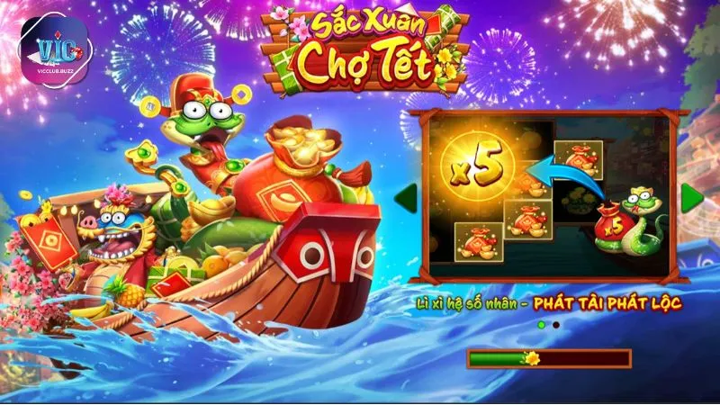 Sắc xuân chợ tết Vicclub